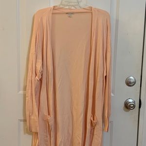 Light pink cardigan 22/24W